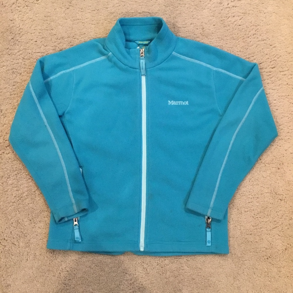 Kids Marmot Full Zip Fleece Sweater Large